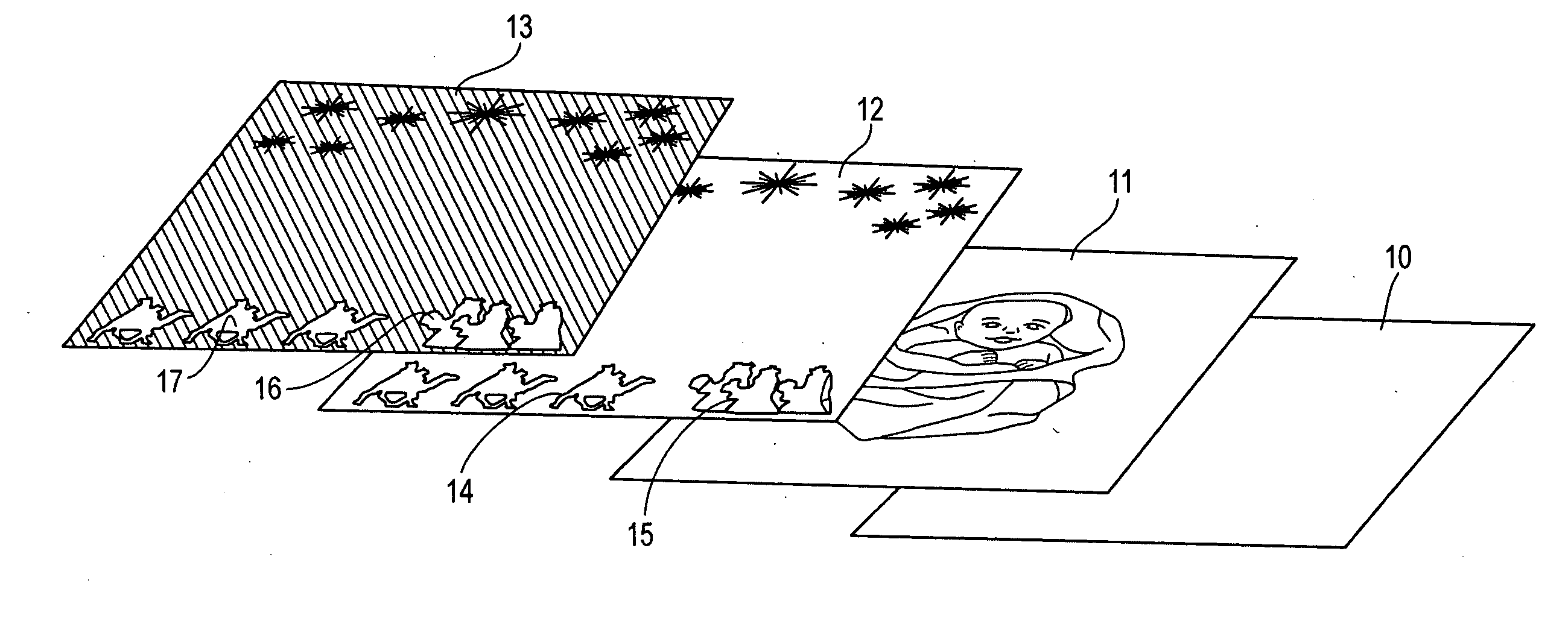 Thermochromic display assembly