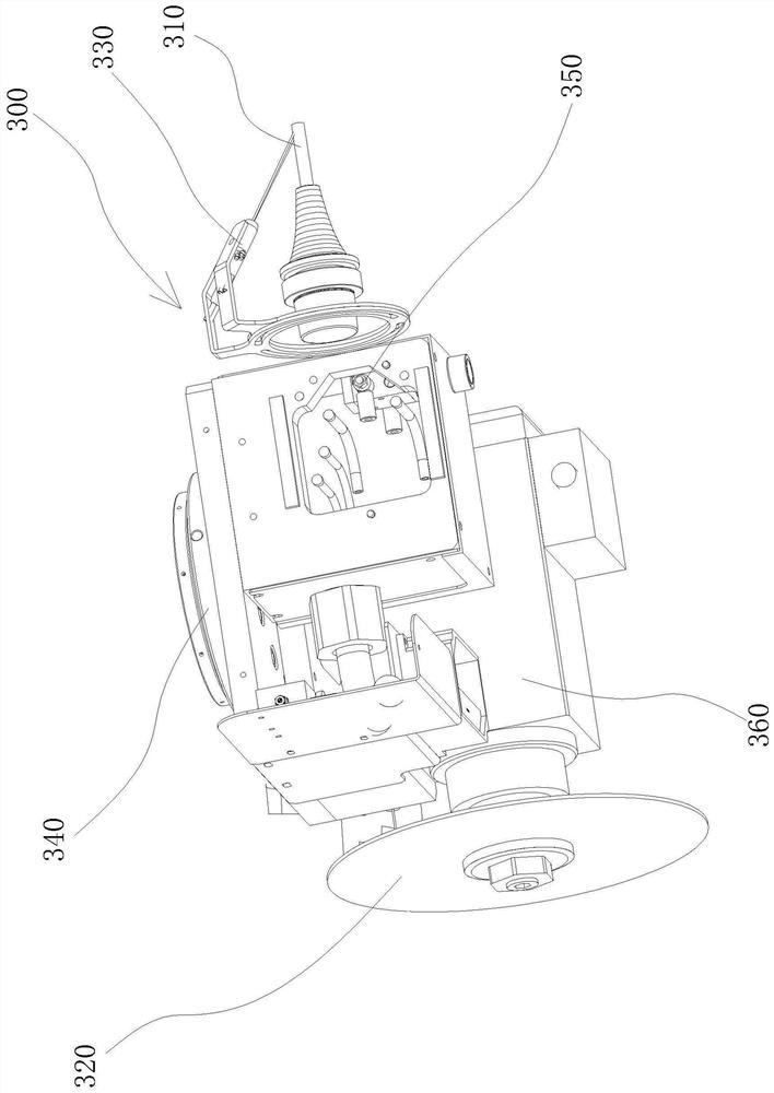 Robot sawing and milling system for automobile doorsill beam structural part