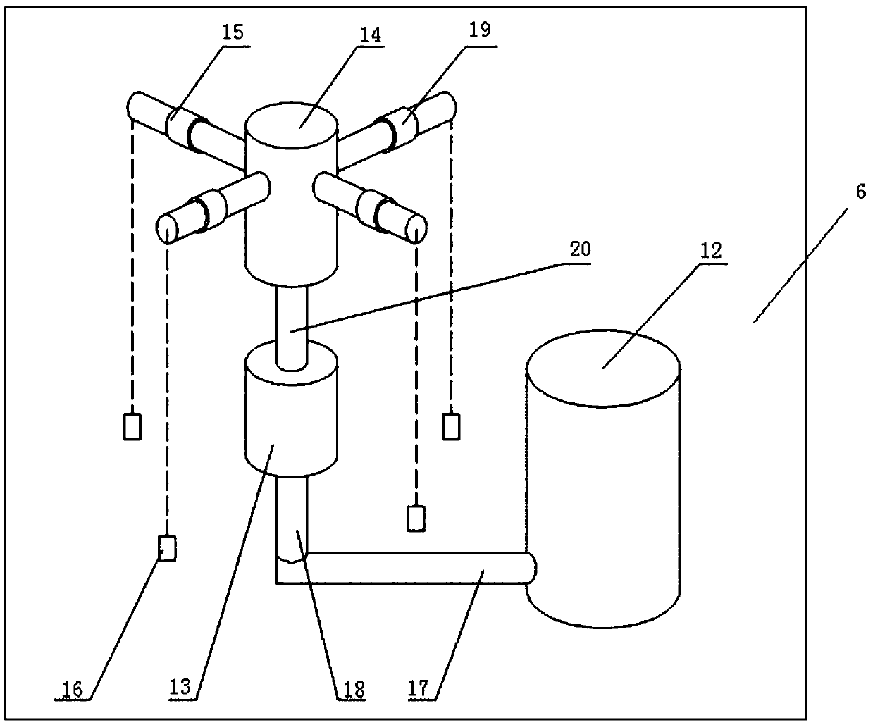 Auto-irrigating shrimp-rice symbiosis system