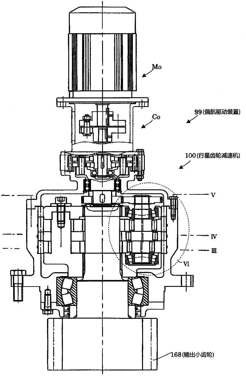 Planetary gear speed reducer