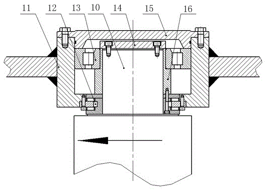 Reversing four-bar linkage wide-angle front-wheel steering system for large coal mine vehicle