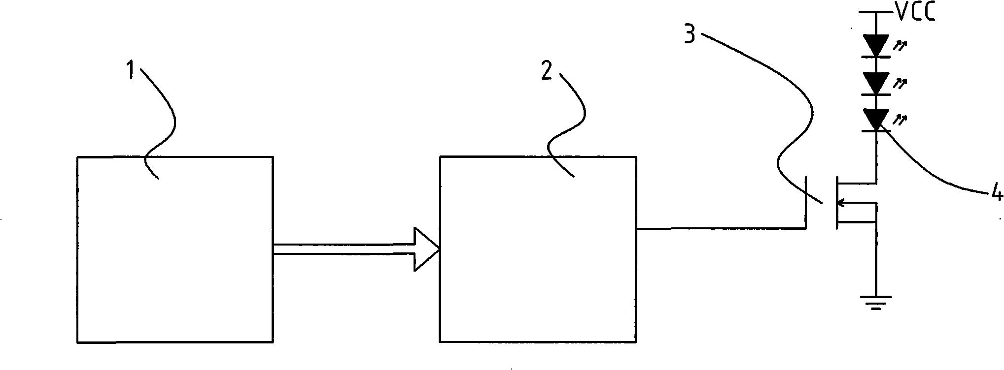 Light regulating method for LED light regulating apparatus