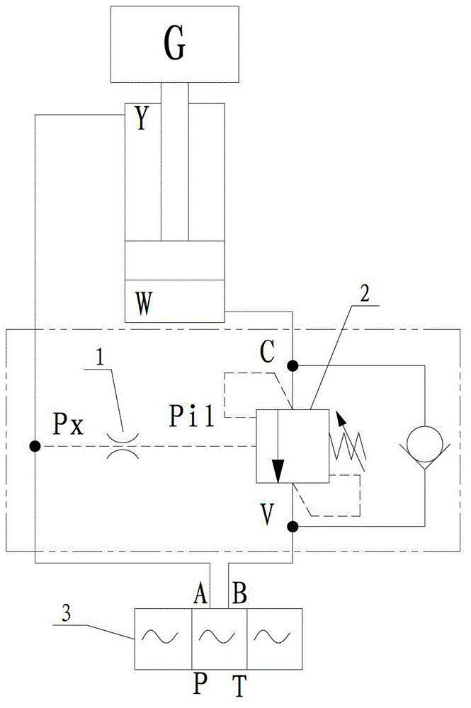 Load Control Balance Valve and Load Control Hydraulic System