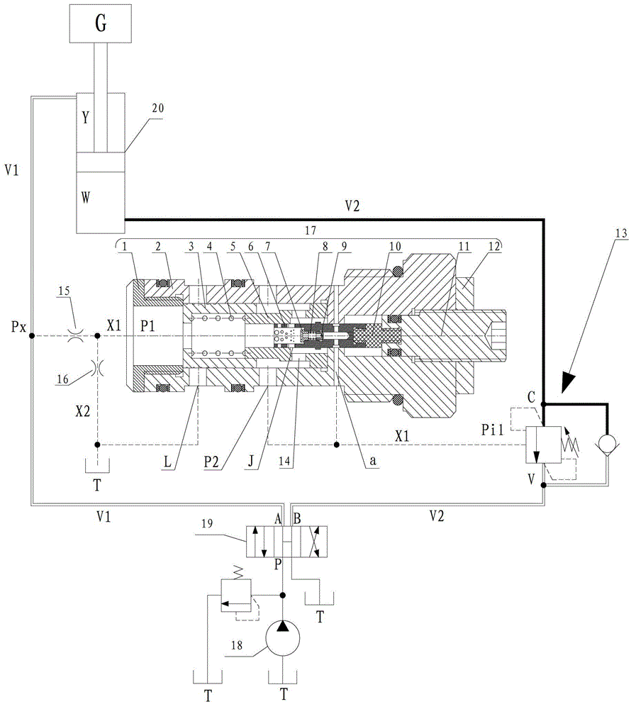 Load Control Balance Valve and Load Control Hydraulic System