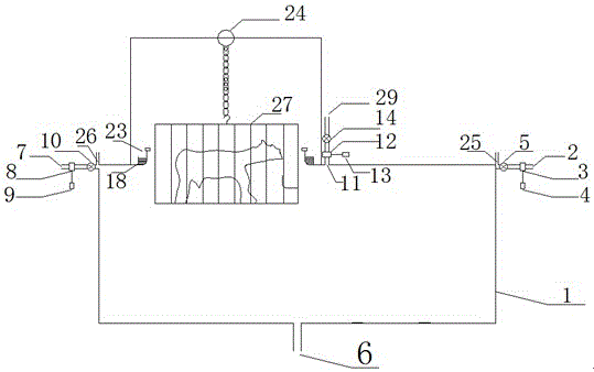 Respiratory metabolism device of cow