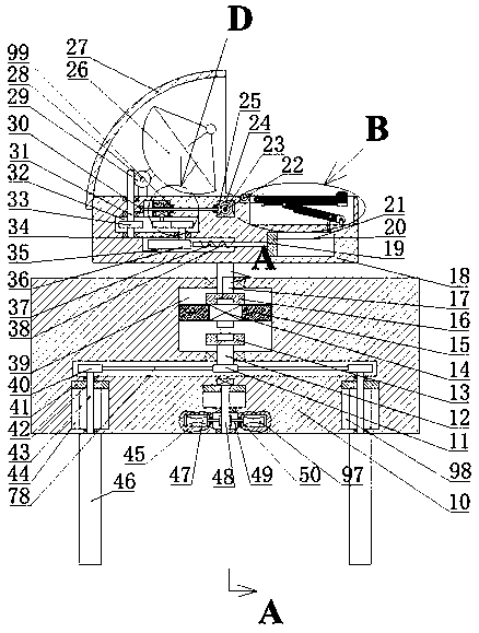 Radio radar device adapted to severe weather