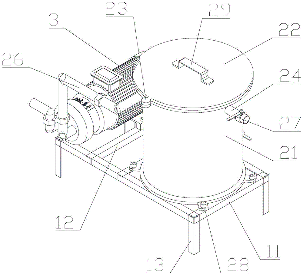 Vacuumizing device