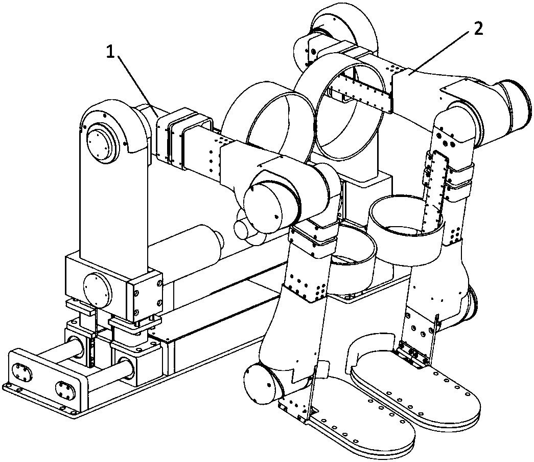 Sitting horizontal lower limb rehabilitation device capable of realizing multi-degree of freedom active adjustment