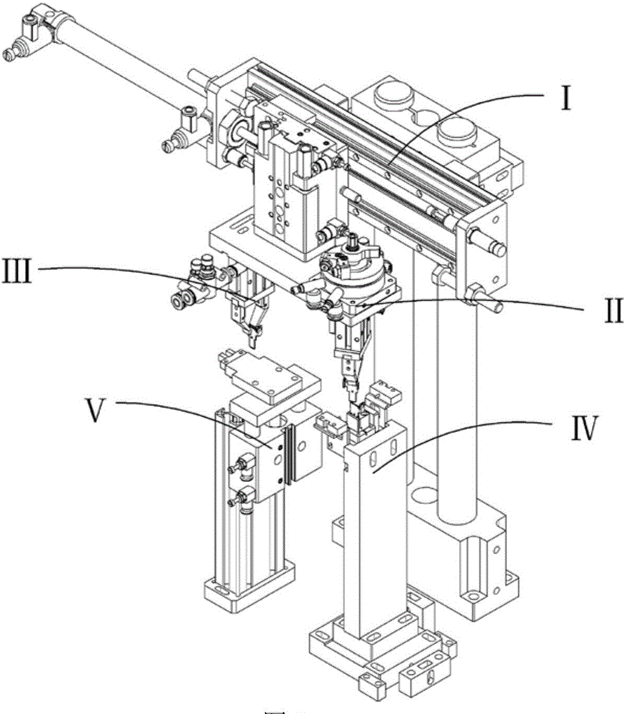 Rotary grabbing and transferring mechanism