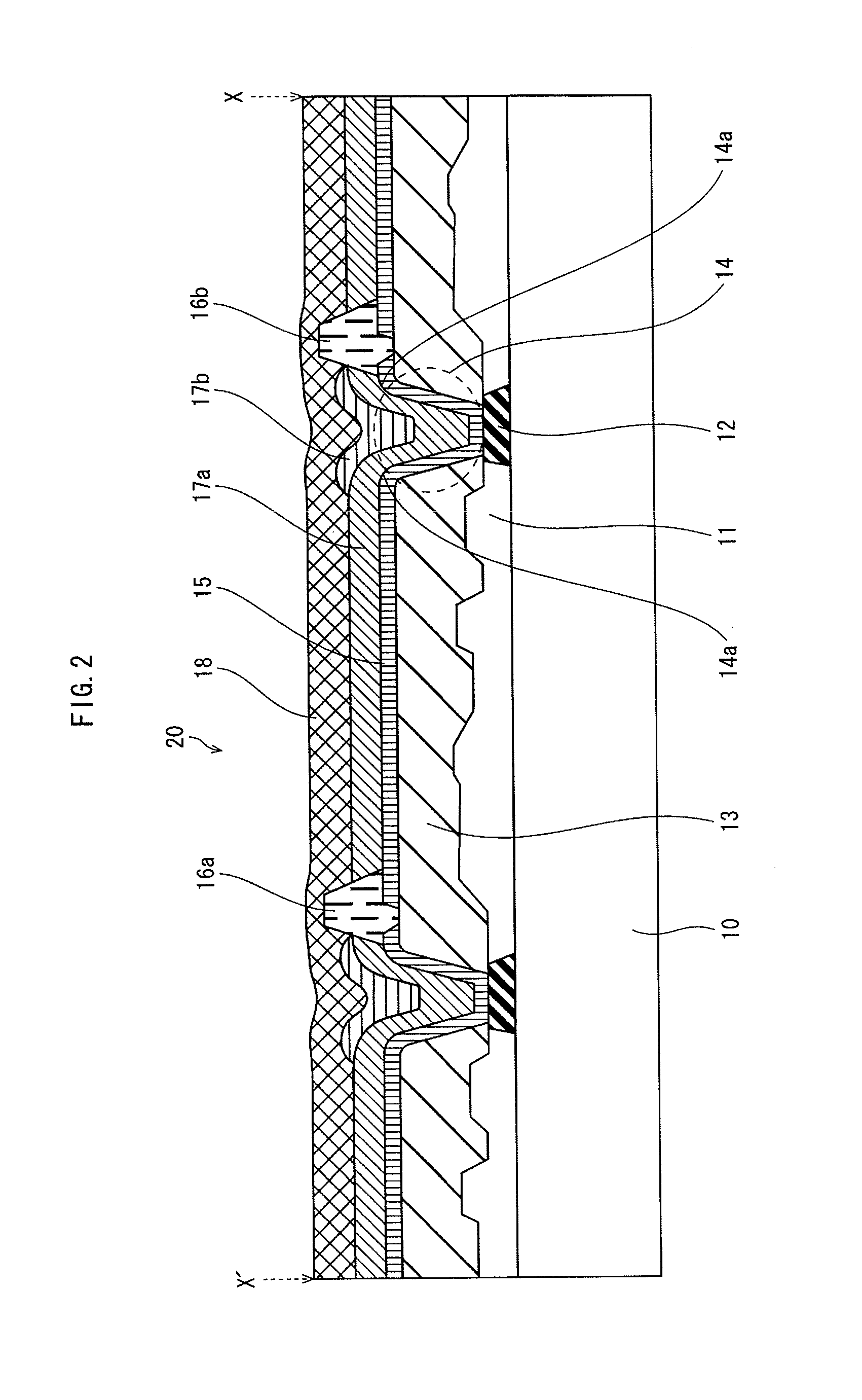 Organic el display panel and method for producing same