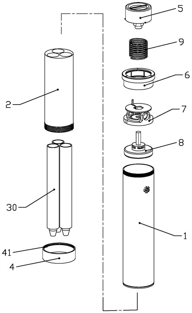 Cosmetic packaging bottle