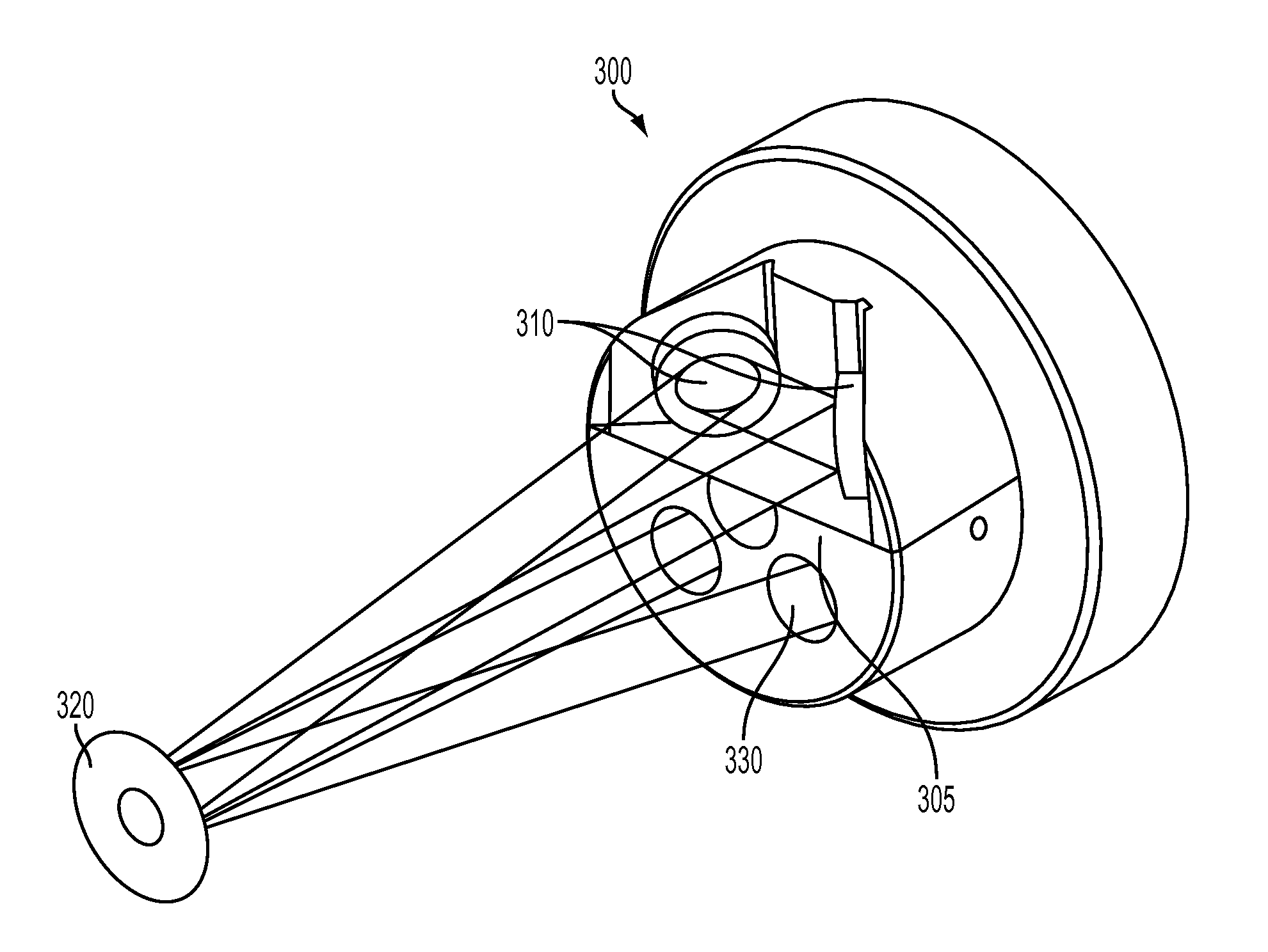 Re-entrant structure for thin disk resonators