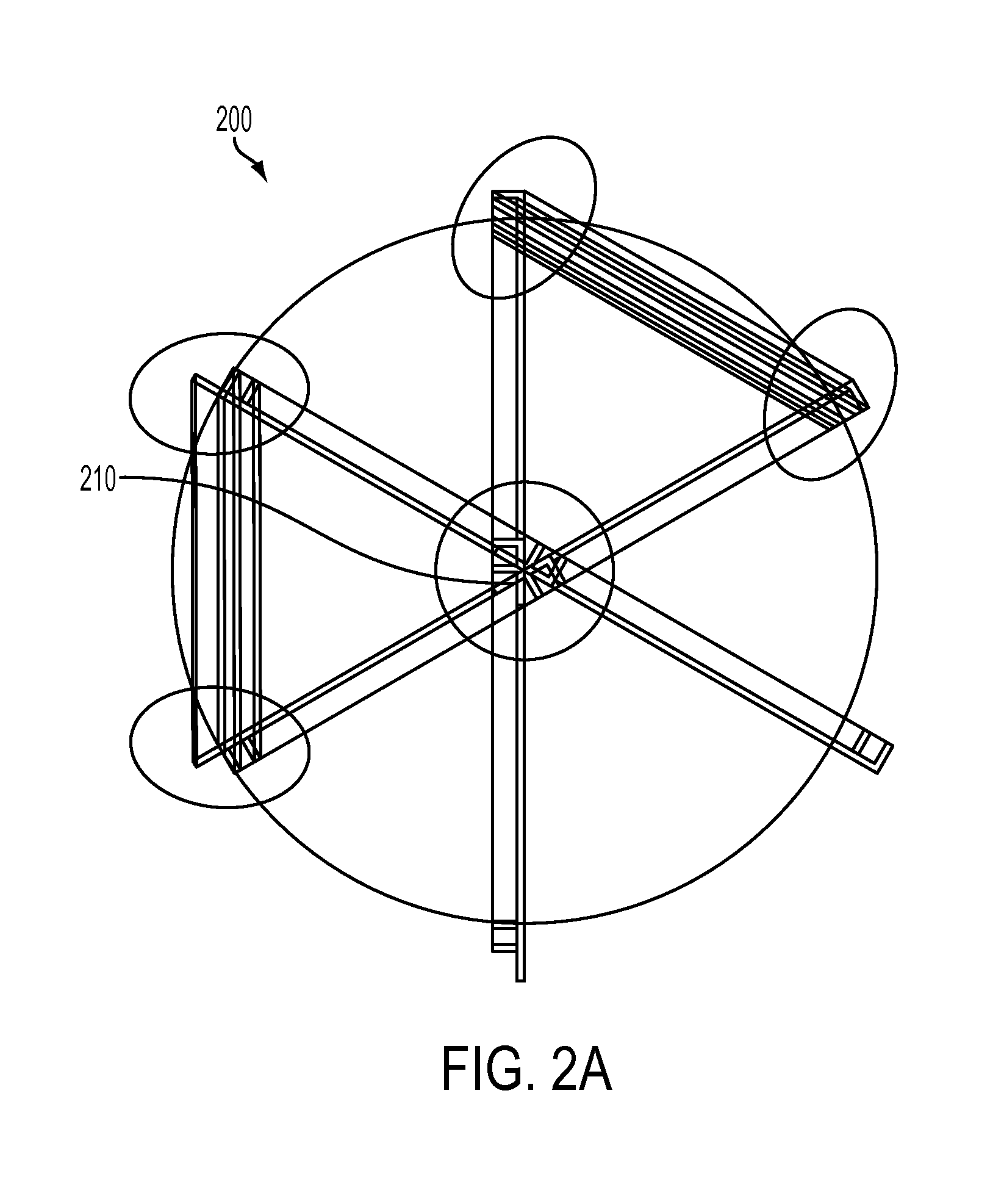 Re-entrant structure for thin disk resonators