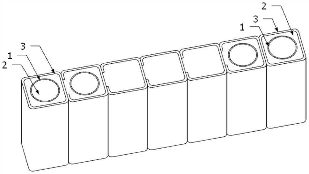 Concrete-filled steel tube bundle composite shear wall with internally-arranged composite confined concrete columns