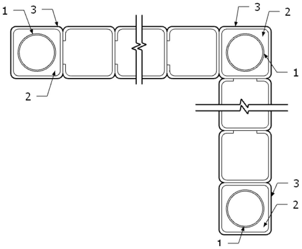 Concrete-filled steel tube bundle composite shear wall with internally-arranged composite confined concrete columns