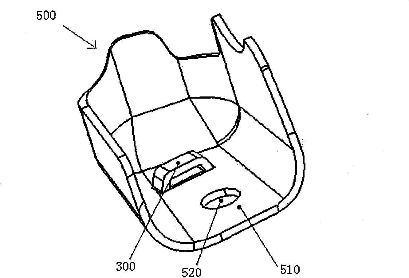 Nut fixed piece and nut fixed structure