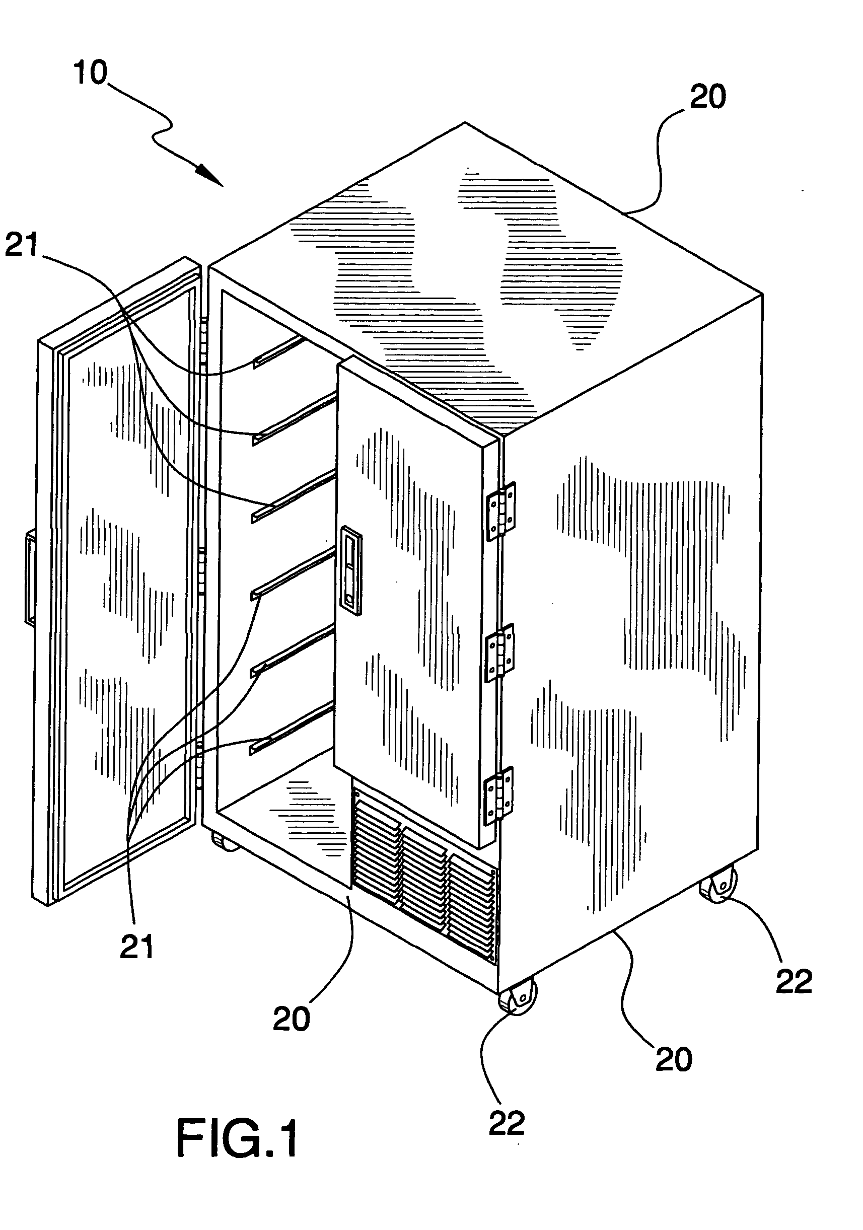 Refrigeration system including water chilling device