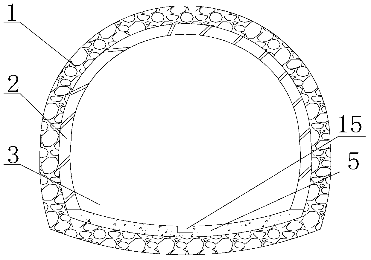 A double-curved arch support structure and construction method for underground engineering