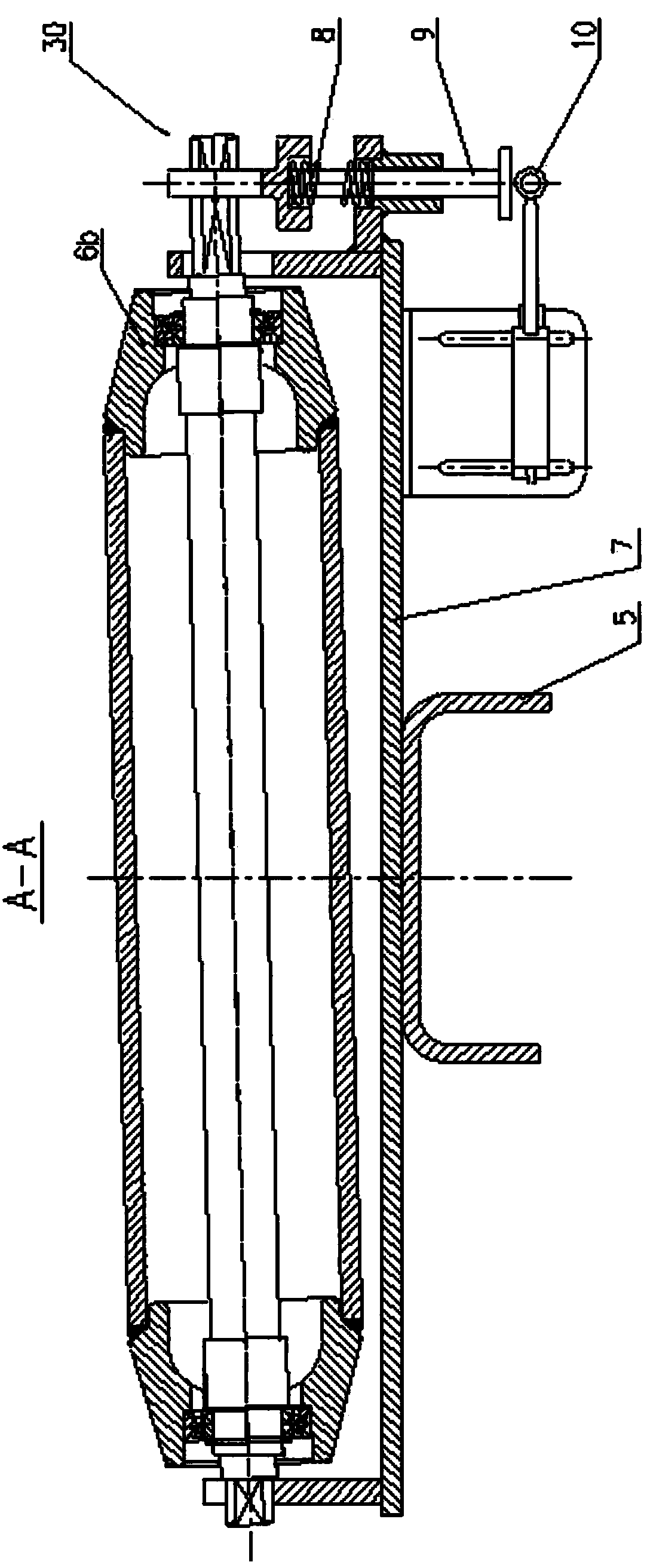 Novel cage supporting device of steel reinforcement cage seam welder