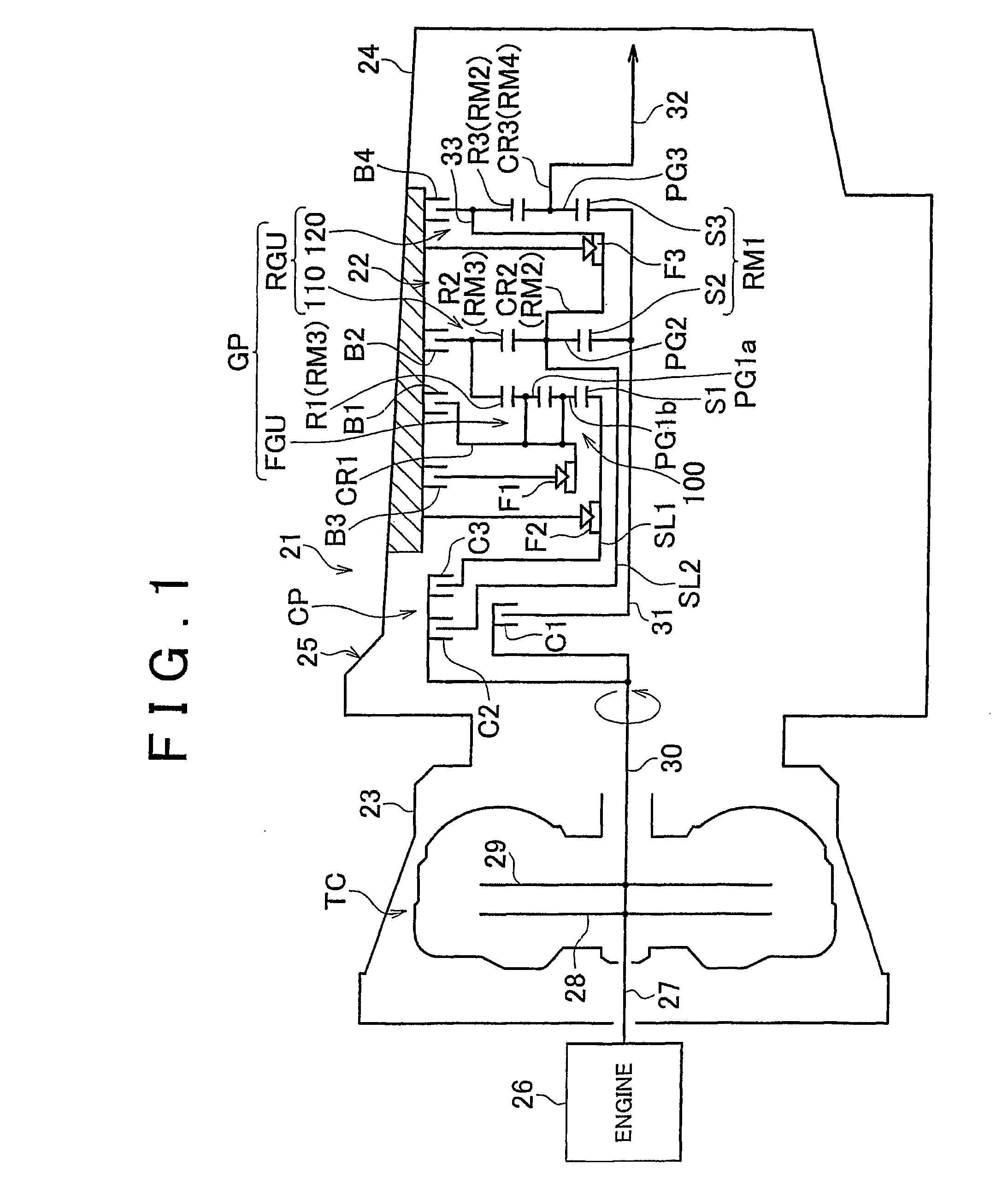 Lubrication of a planetary gearset