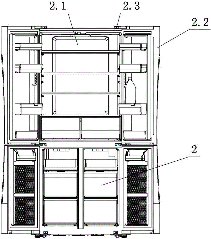 Intelligent refrigerator with display screen and intelligent operation method of intelligent refrigerator