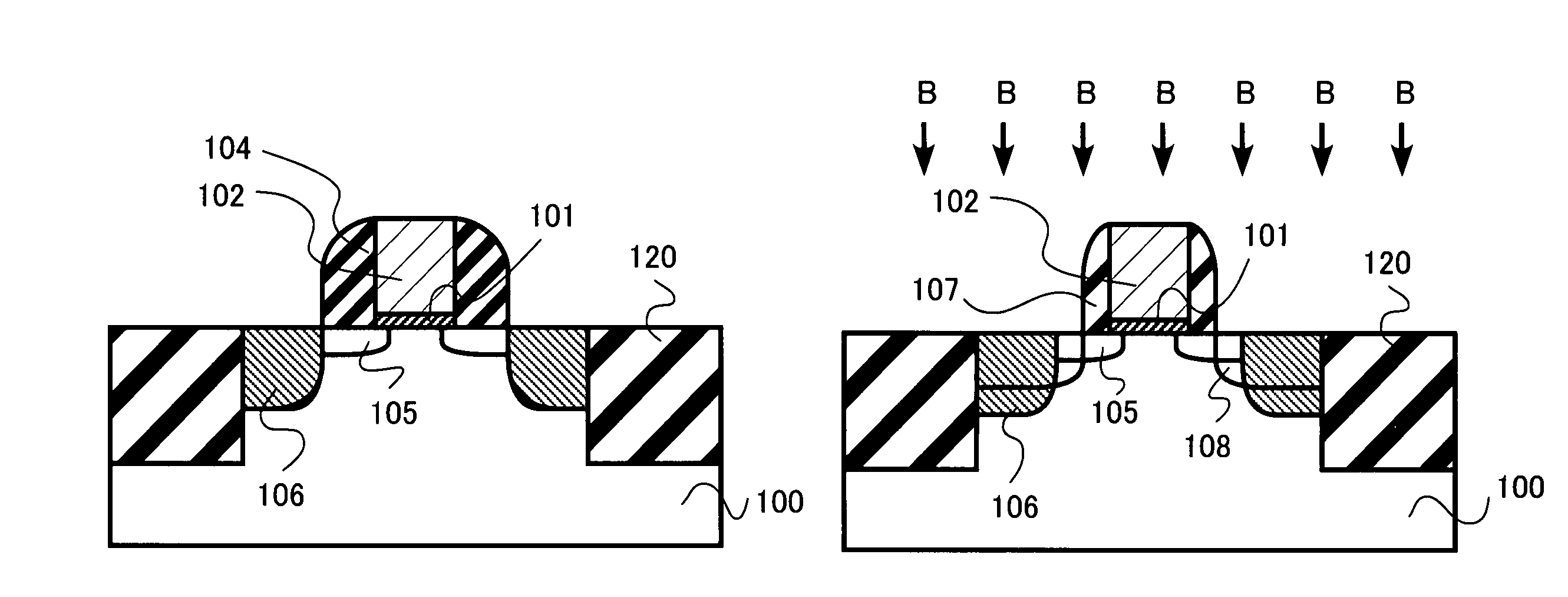 Method of forming a silicide layer while applying a compressive or tensile strain to impurity layers