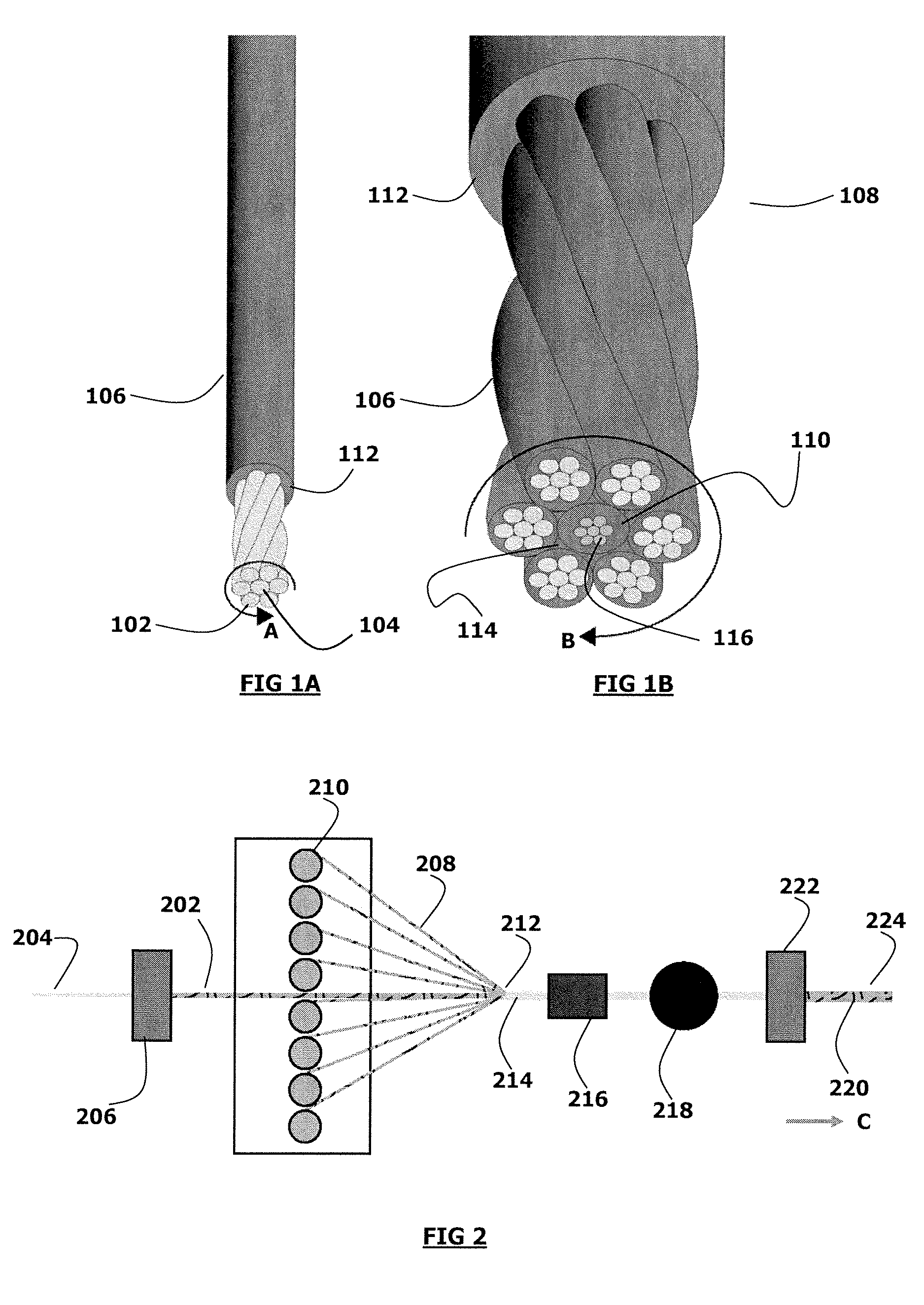 Cables with stranded wire strength members