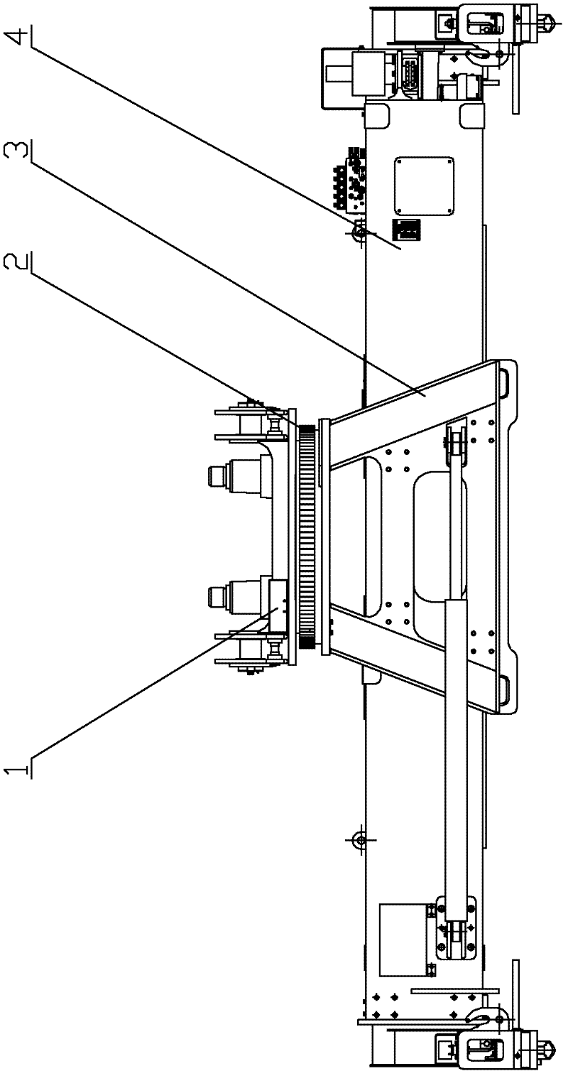 A kind of spreader and front hanger