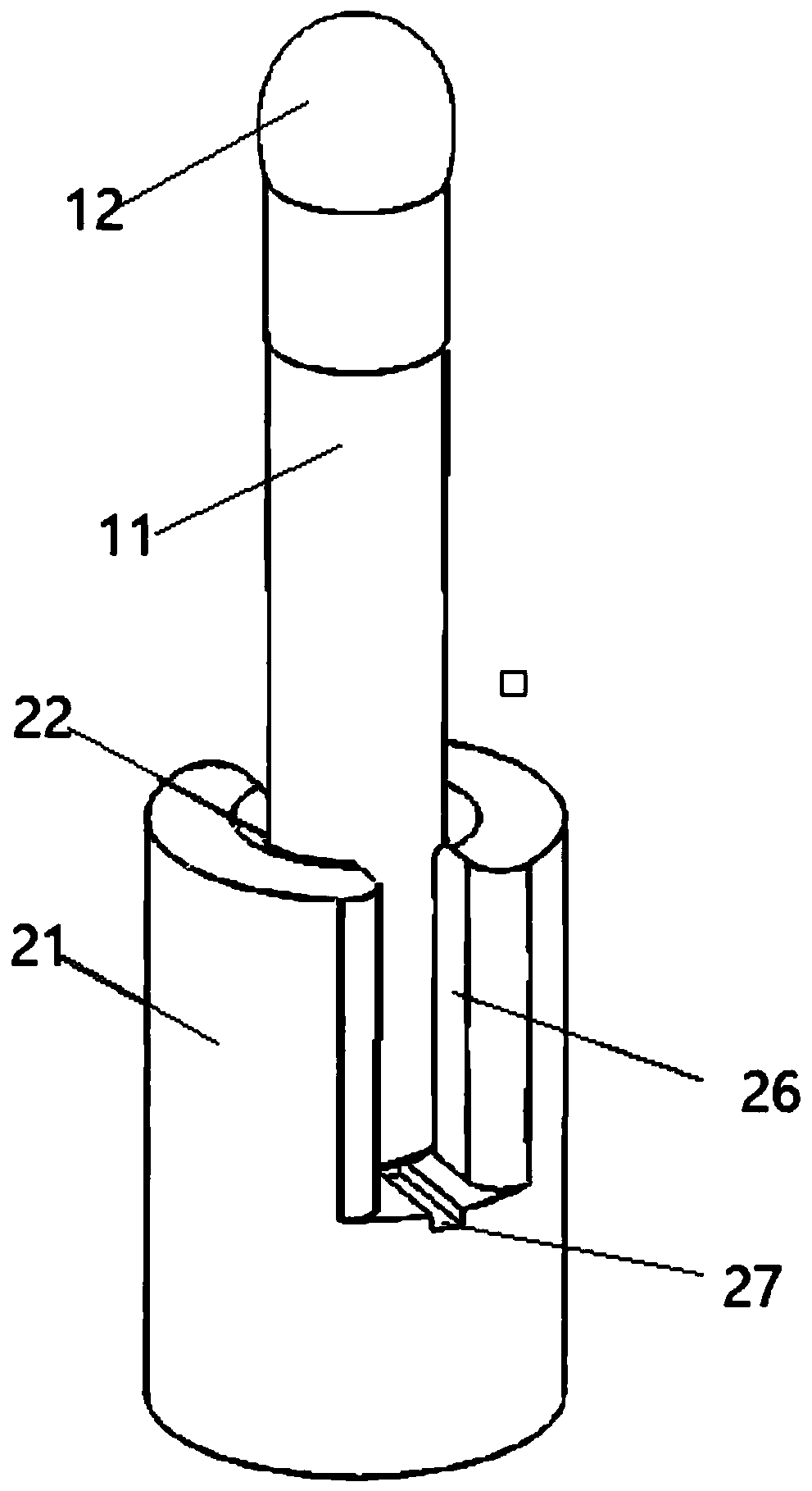 Liquid sampler for Raman on-site rapid detection