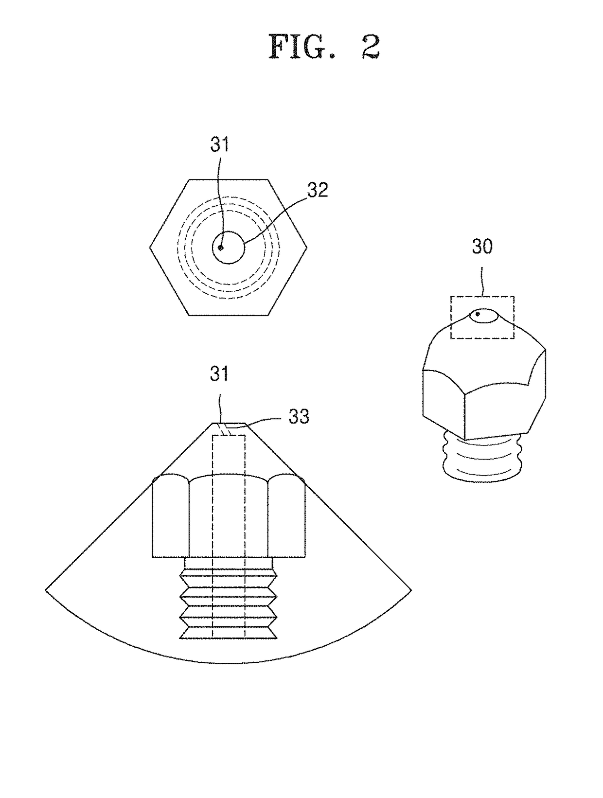 Nozzle for three-dimensional (3D) printer including eccentric discharge port and 3D printer including nozzle