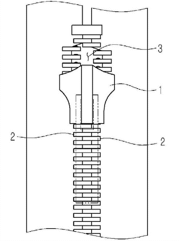 Unit and zipper device for blocking harmful insects