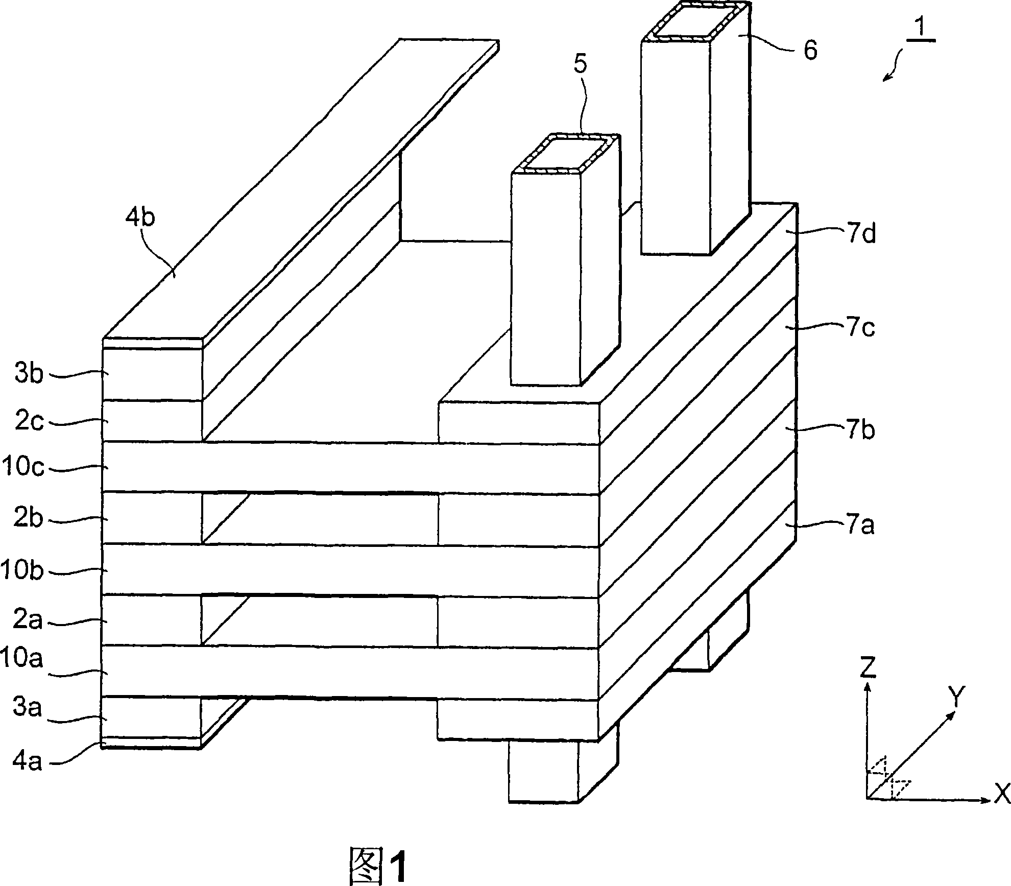 Heat sink, laser apparatus provided with such heat sink, and laser stack apparatus