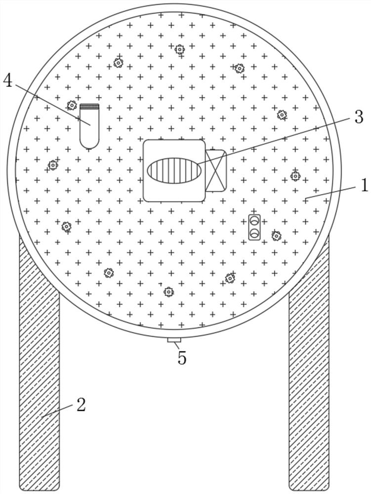 Glass fiber reinforced plastic raw material stirring device with efficient stirring, heating and uniform discharging