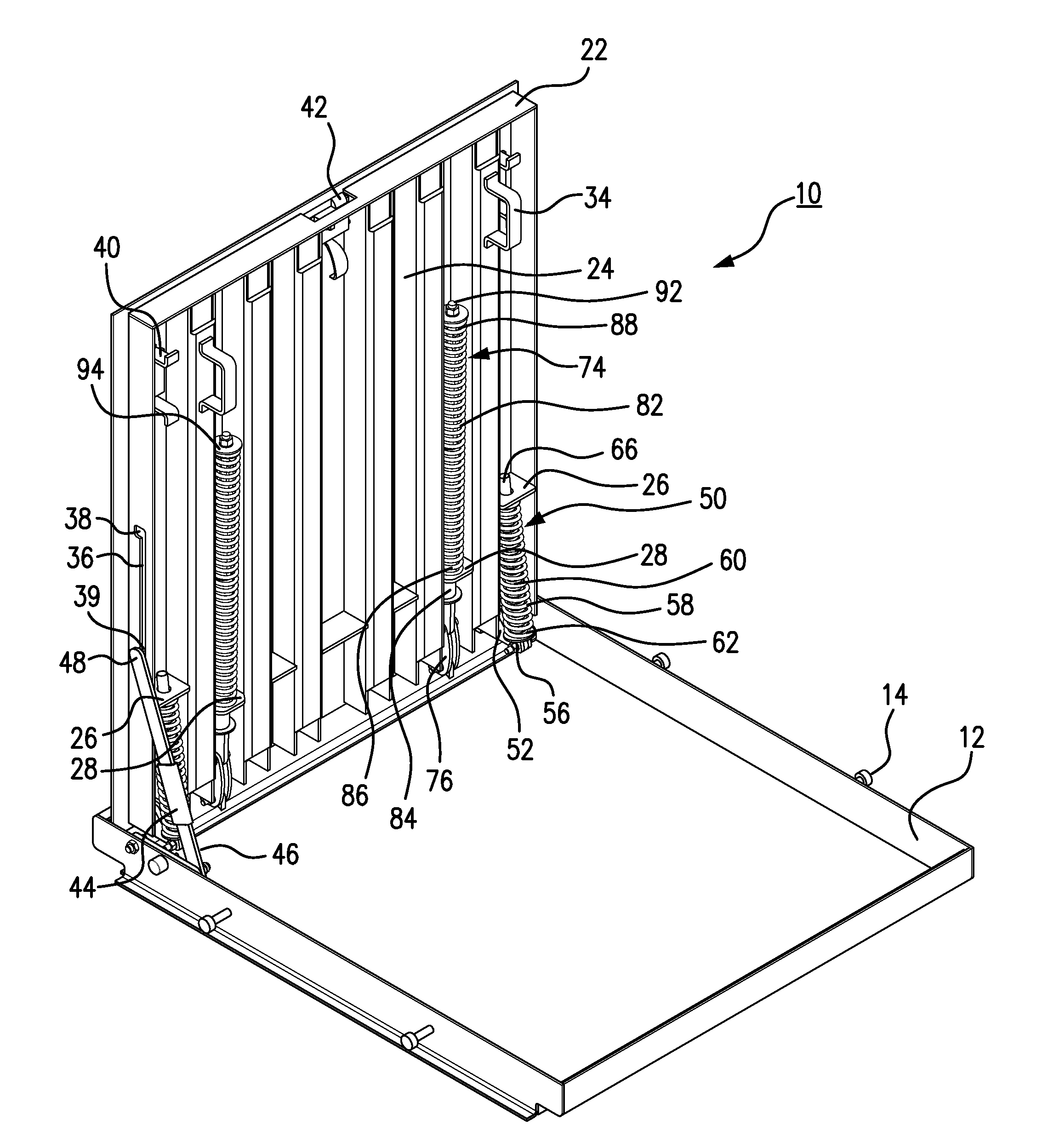 Access Door with Lift Assist