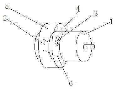 Generator temperature detection mechanism with color changes