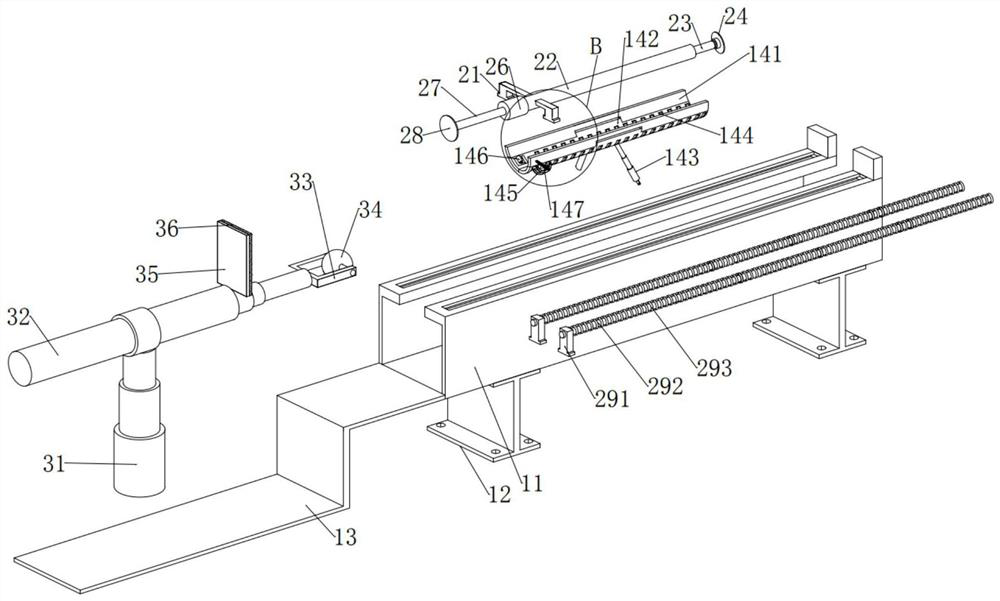 Bullet nest device of large-caliber artillery explosive filling device