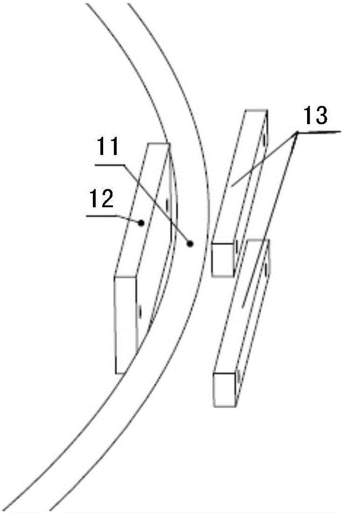 Beam extraction method for intermediate energy superconducting proton cyclotron