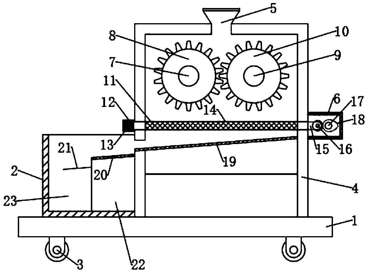 Corn threshing device