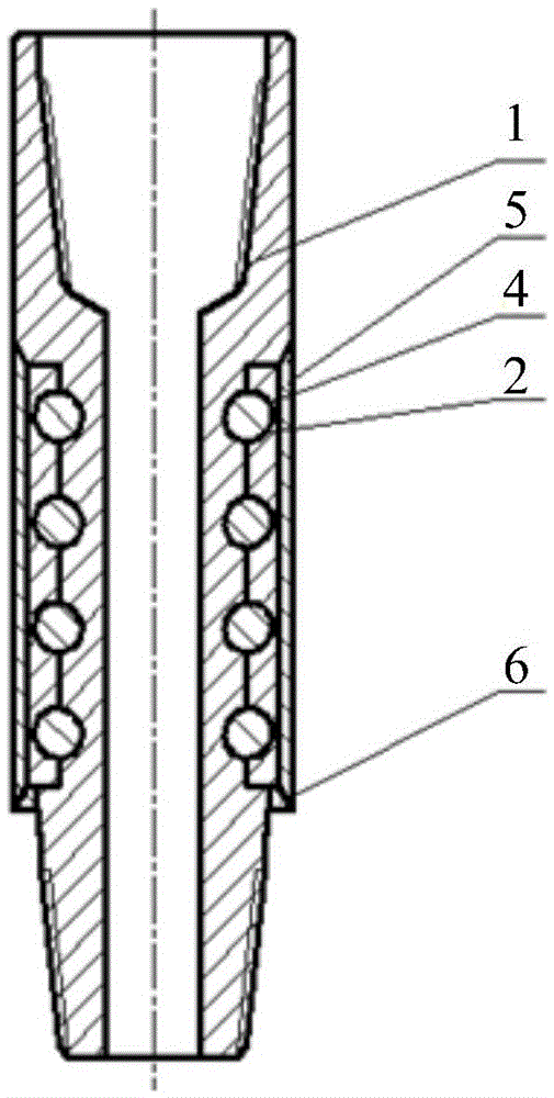 Permanent-magnet pipe nipple