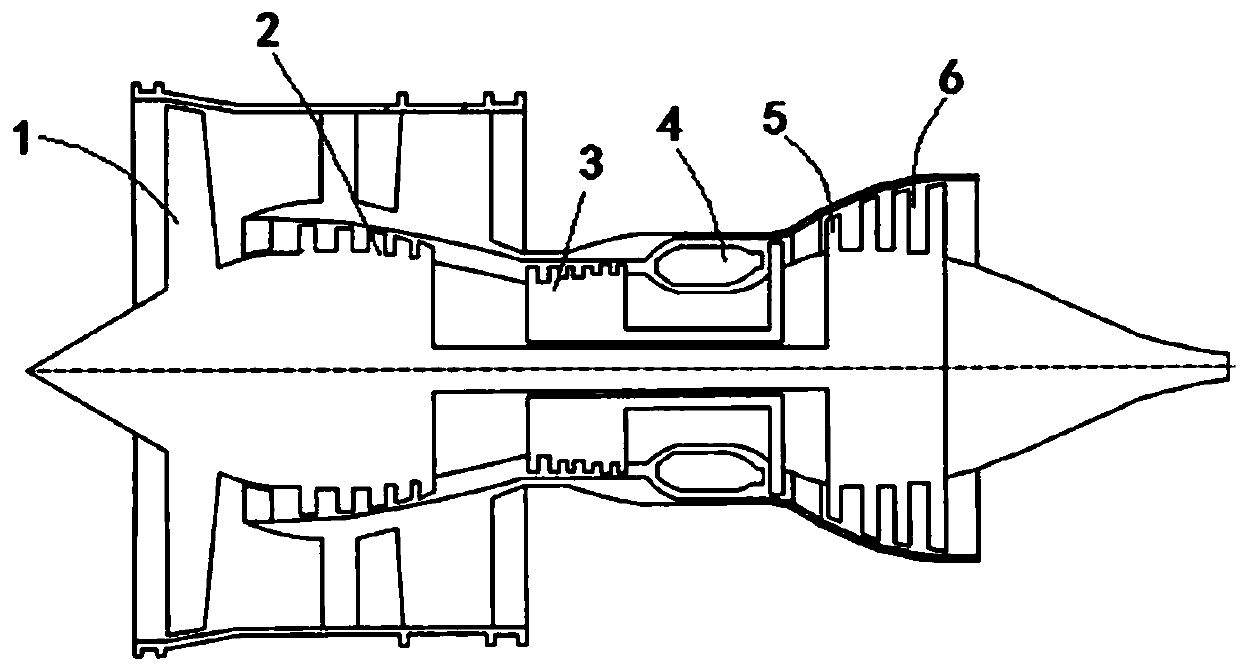 Low-pollution combustion chamber and combustion control method thereof