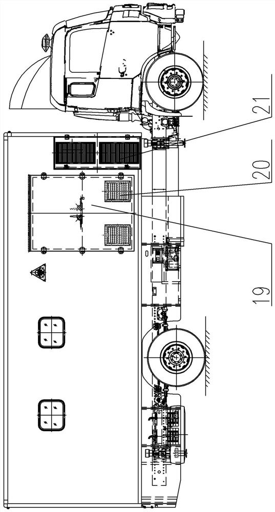 Mobile detection laboratory capable of being put into use quickly