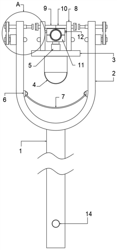 A dismantling structure and dismantling method of a line fault indicator for electric power equipment