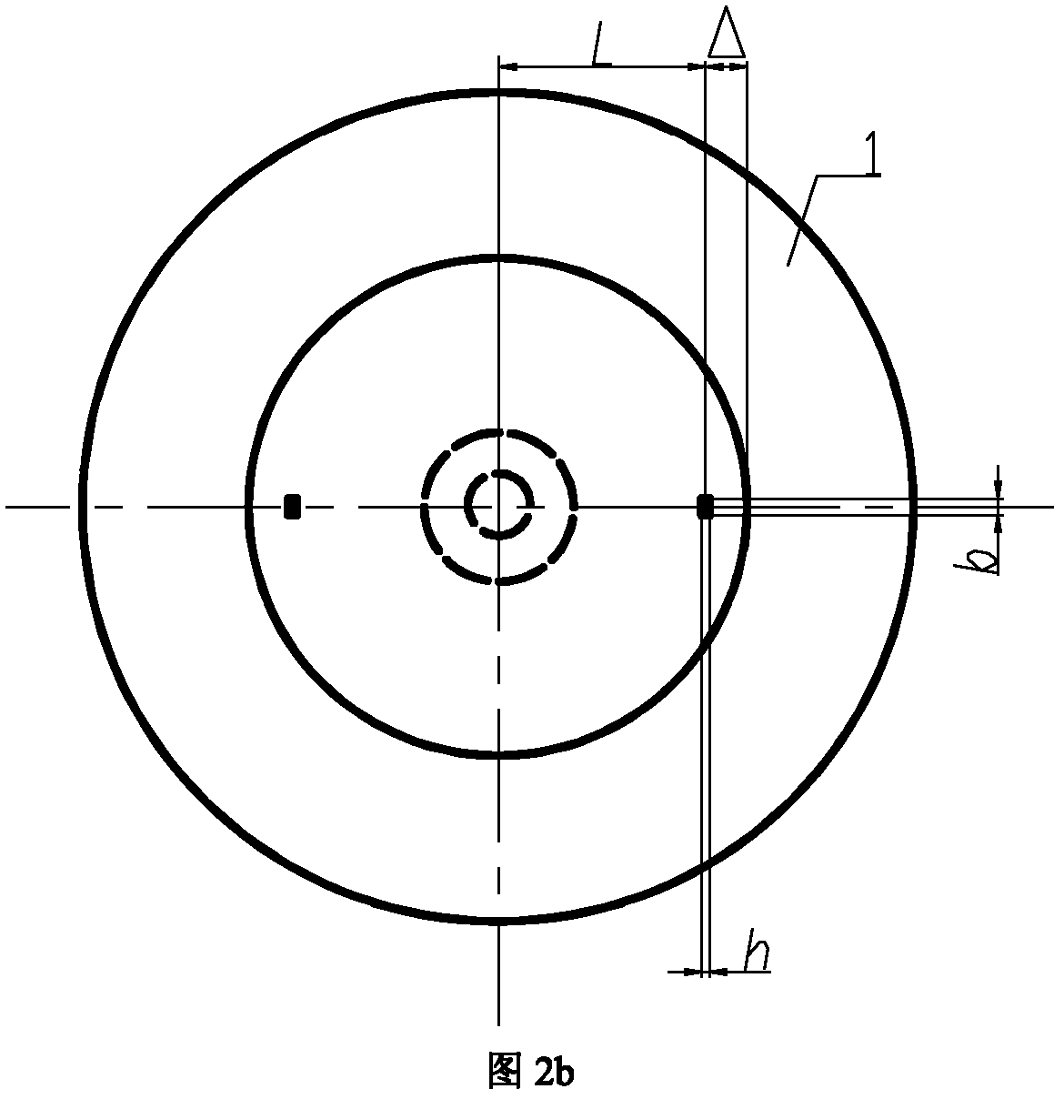 Fractal spinning mould with flat keys and determining method of flat keys