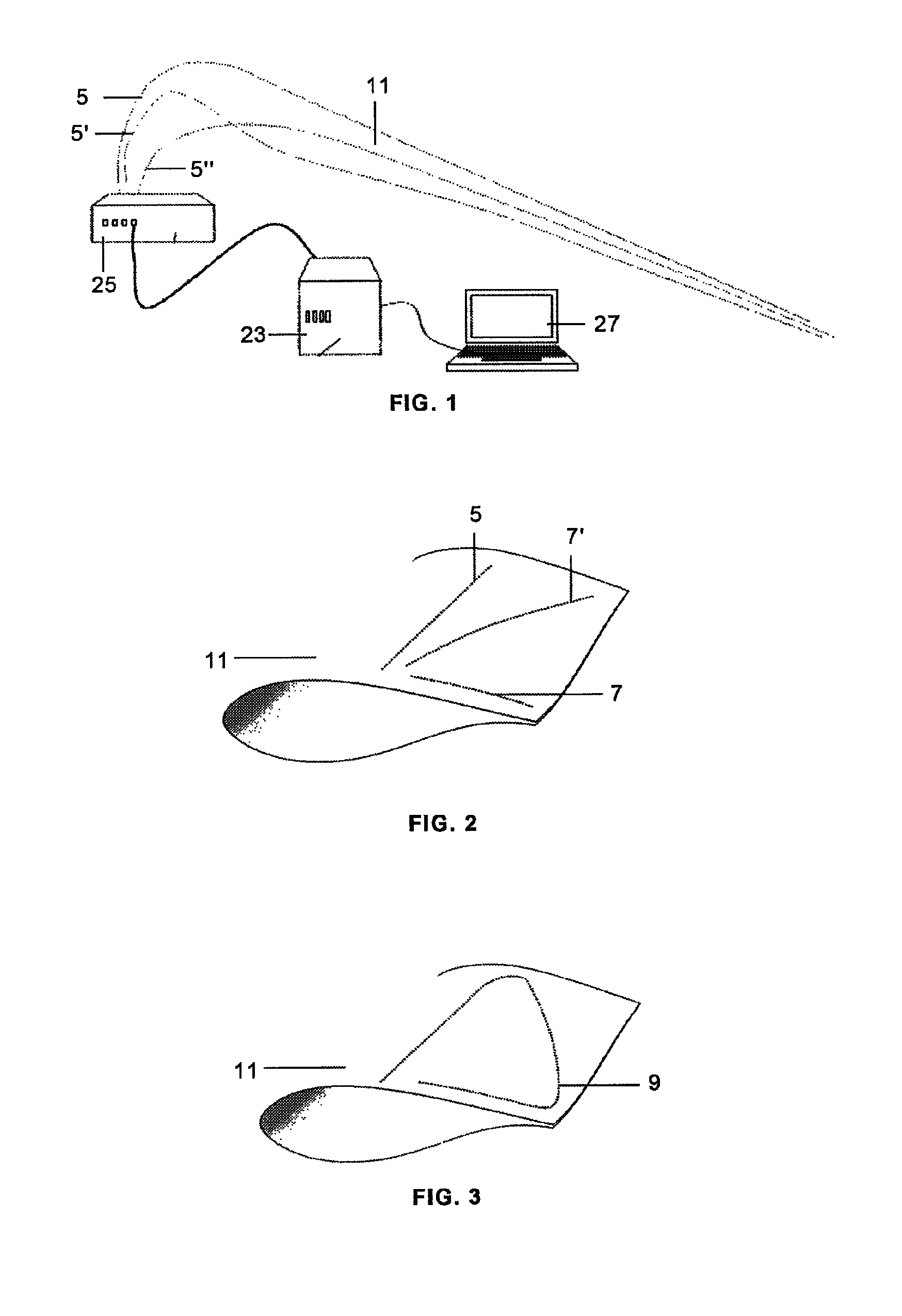 Wind turbine blades strain measuring system during static tests