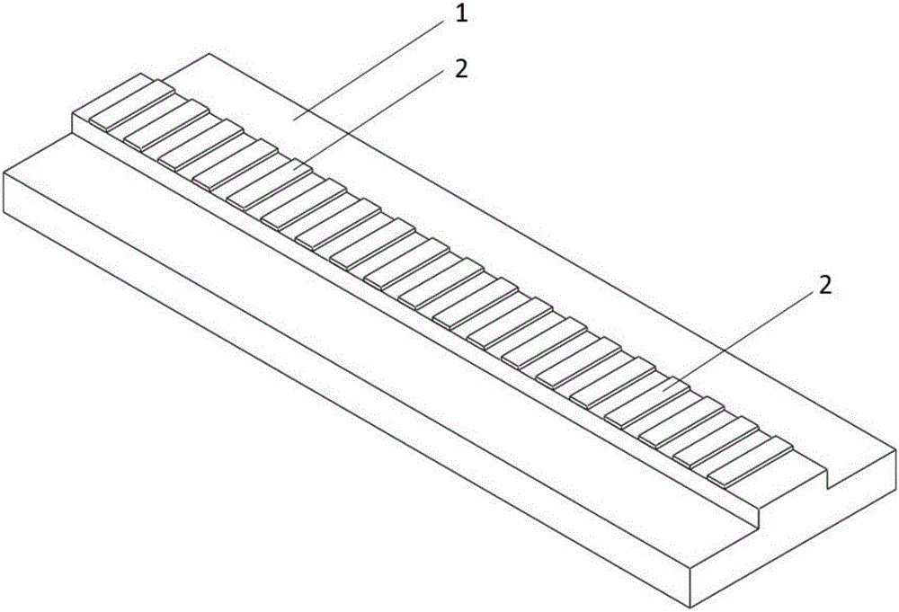 Periodic metal contact gain-coupled distributed feedback semiconductor laser device