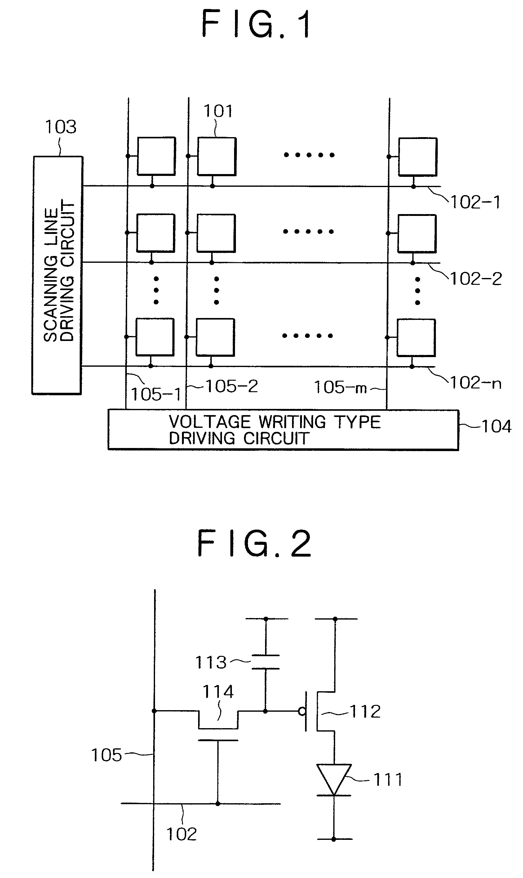 Active matrix type display apparatus, active matrix type organic electroluminescence display apparatus, and driving methods thereof