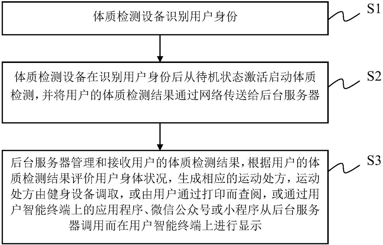 National physique detection and movement management system and method