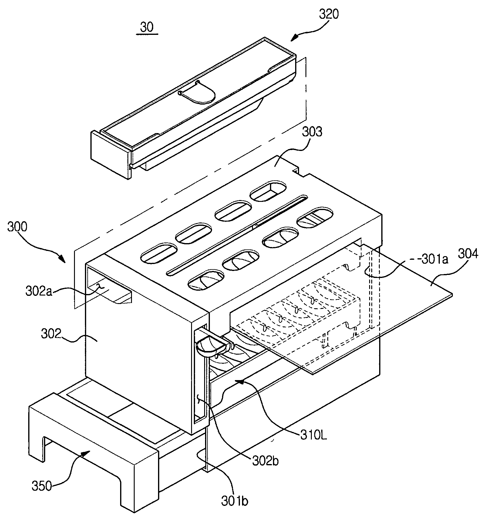 Ice making unit and refrigerator having the same