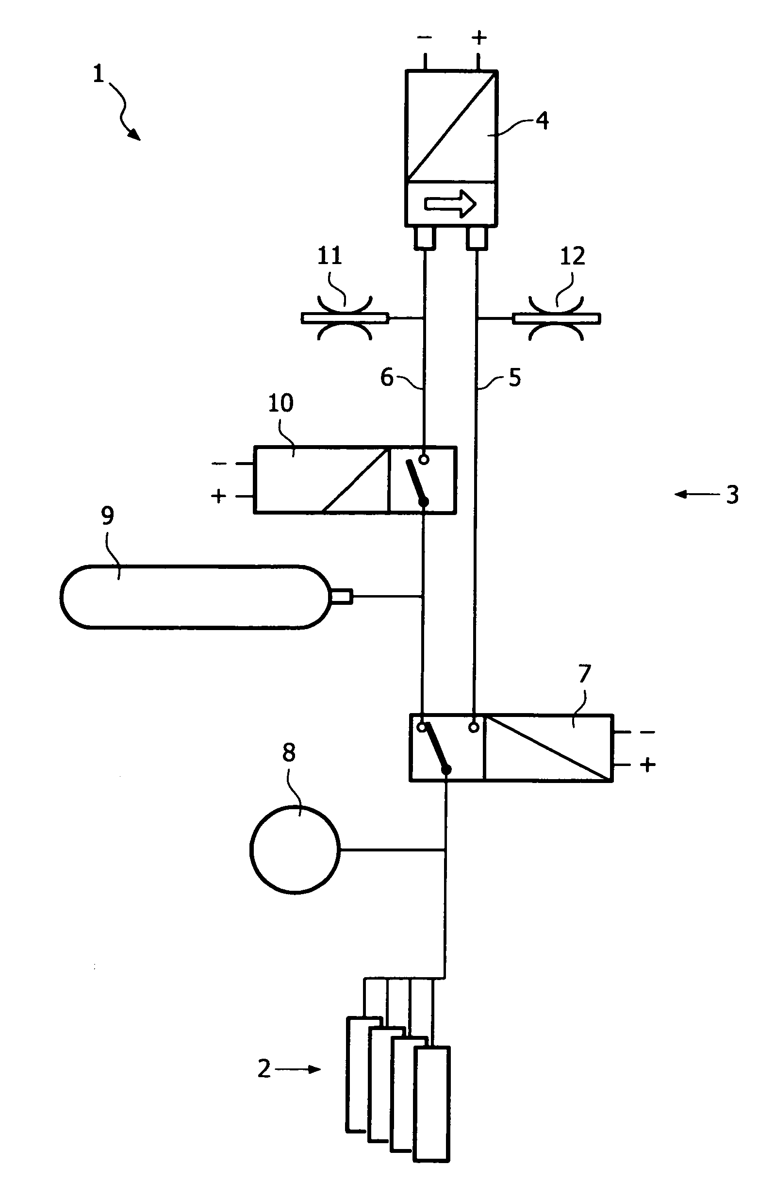 Apparatus and method for controlling the pressure in an ink reservoir of an ink jet printer