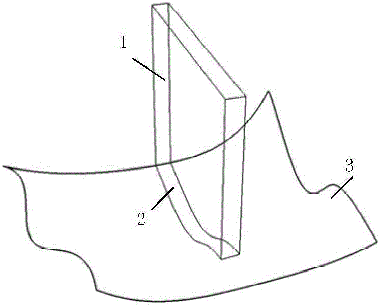 Method for obtaining automatic processing data of welding variable groove of hull curve plate